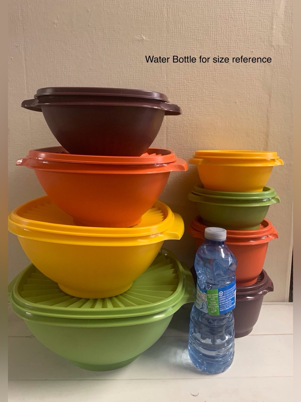 Tupperware Multi-Color Servalier Bowl and Storage Set - 8 Piece - Picture 5 of 9
